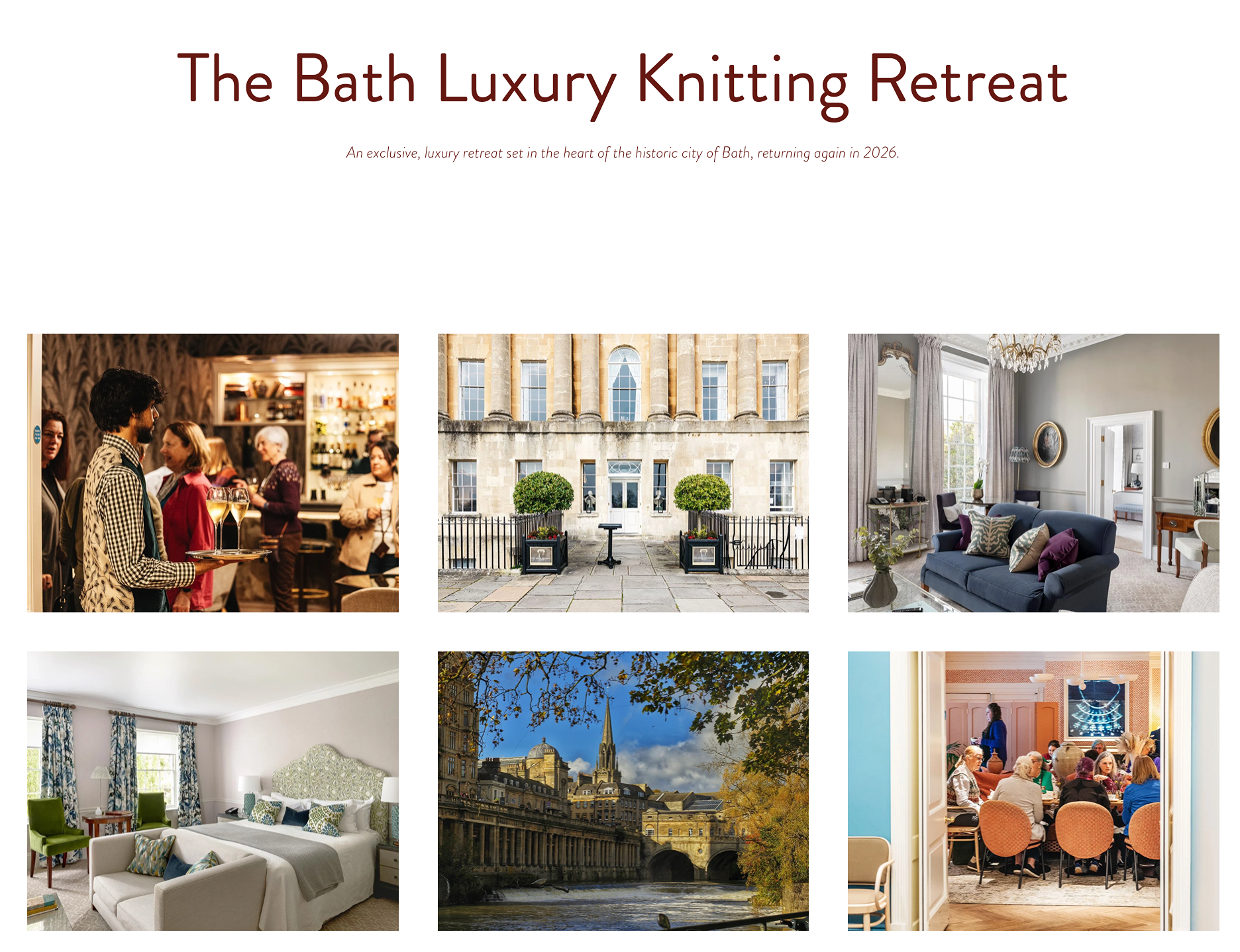 Selection of images from the Bath Luxury Retreat 