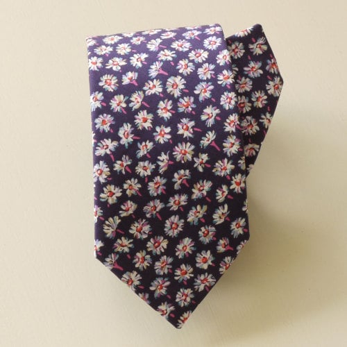 Handstiched Liberty tana lawn tie - Bellis