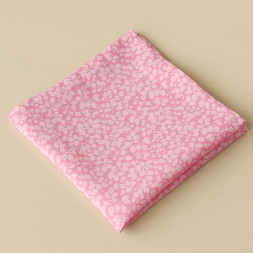 Gentleman's pink pocket square - Liberty tana lawn Glenjade