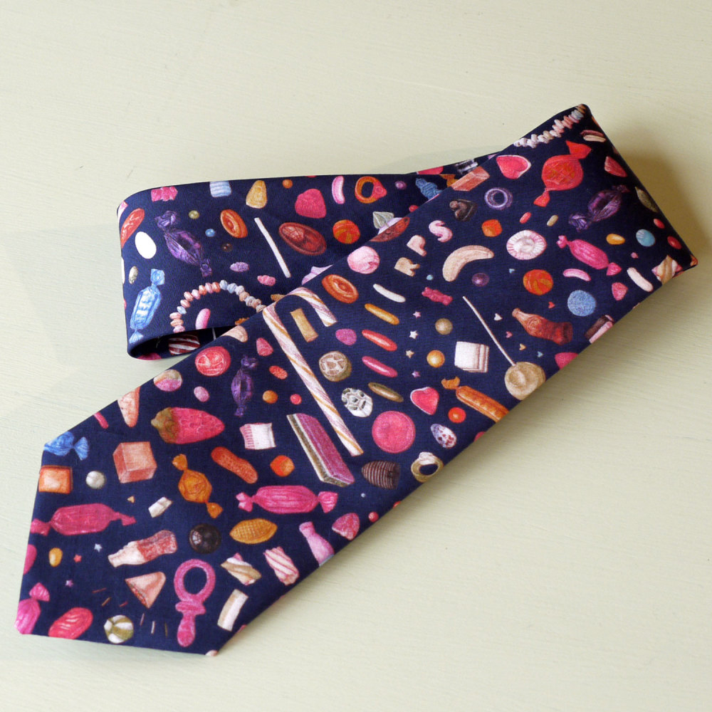 Hand-stitched Liberty tana lawn tie - Truly Scrumptious