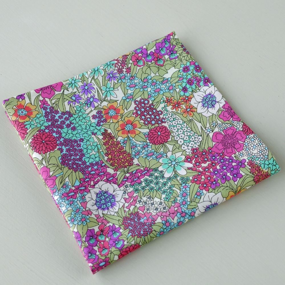 Floral Liberty pocket square - Ciara bright