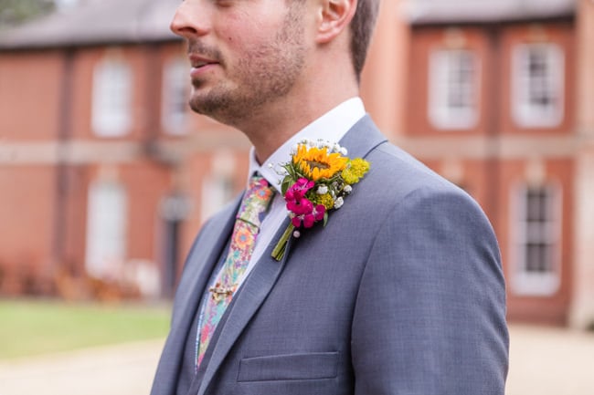 Heather Jackson Photography - Liberty print wedding ties by CatkinJane
