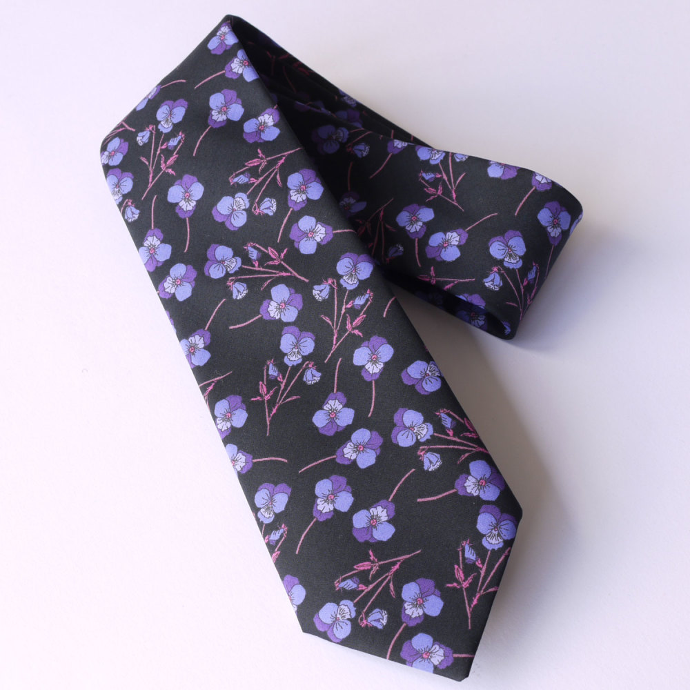 Ros design floral Liberty print tana lawn tie