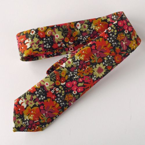 Liberty tana lawn tie - Manuela orange