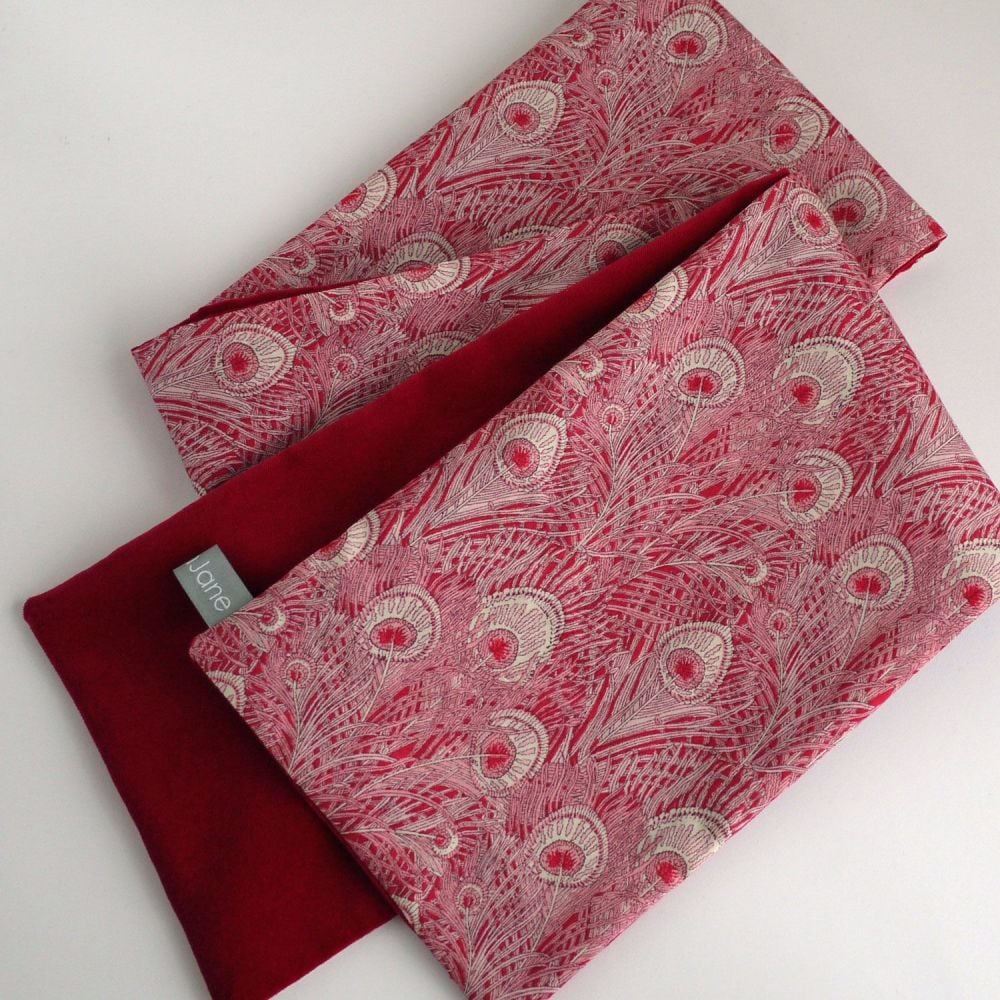 Liberty Hera and Red Velveteen Scarf