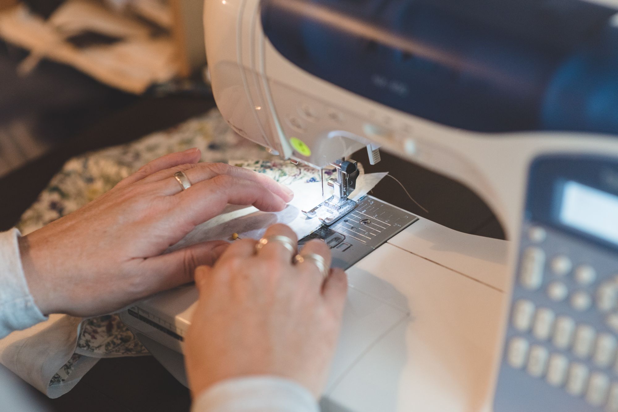 sewing men's ties