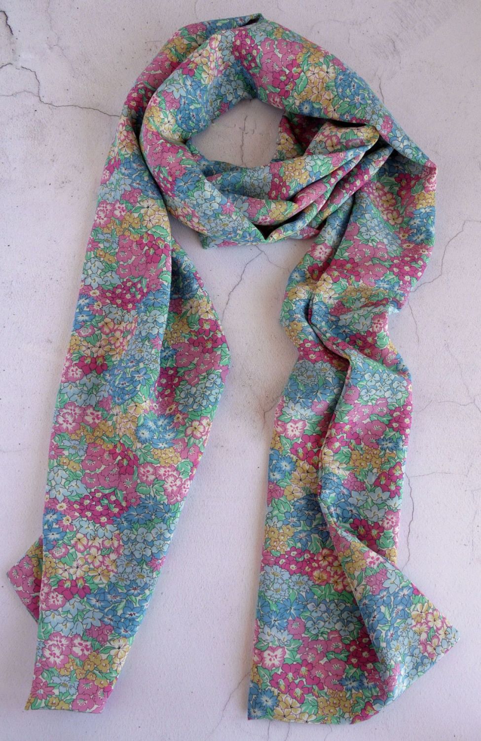 Liberty Garden Wonderland silk crepe de chine scarf