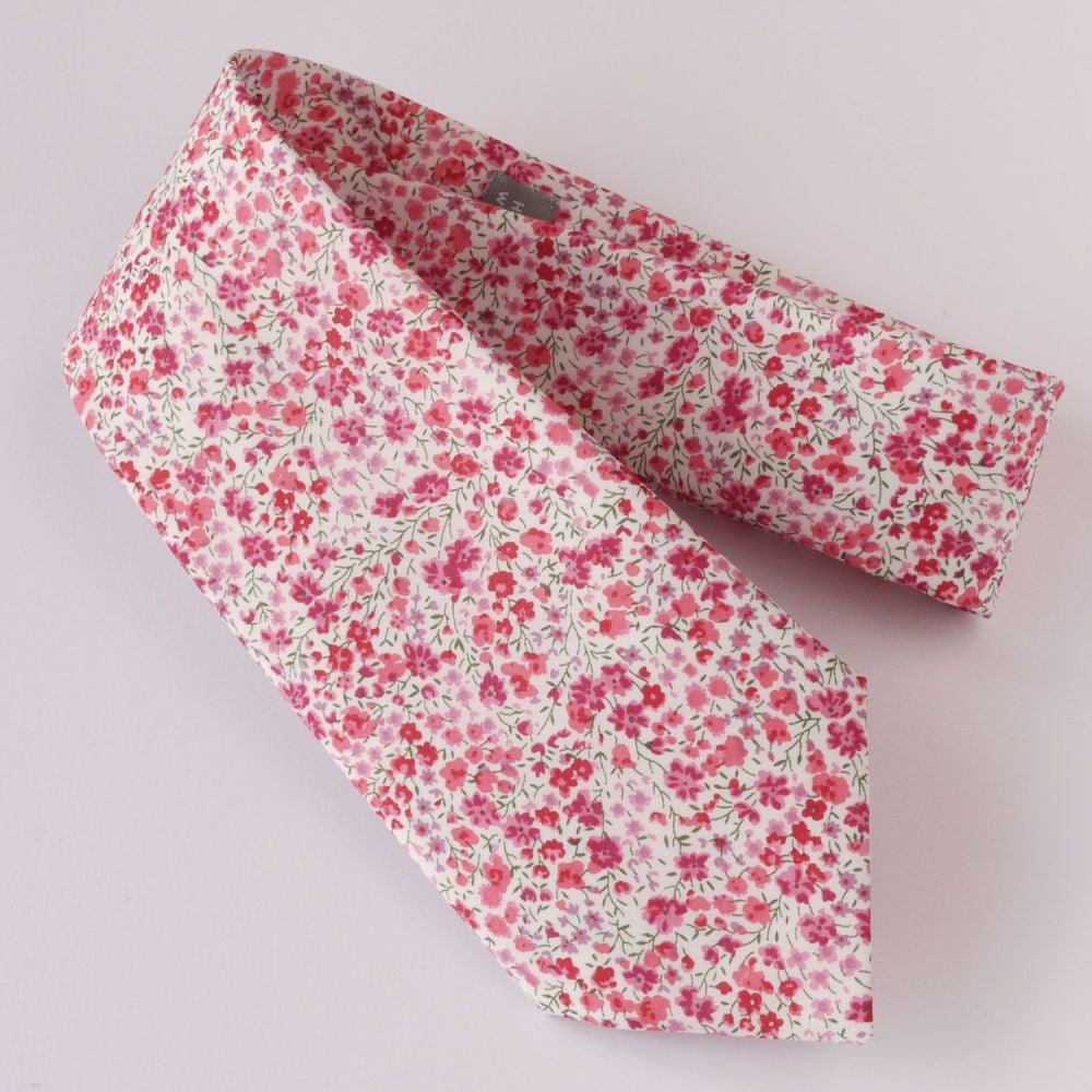 Custom order for 3 floral Liberty print ties Phoebe pink and 2 boys ties El