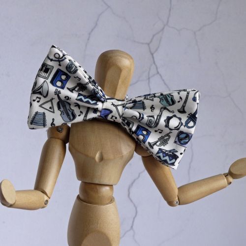 Fun Musical Liberty print bow tie - Miles