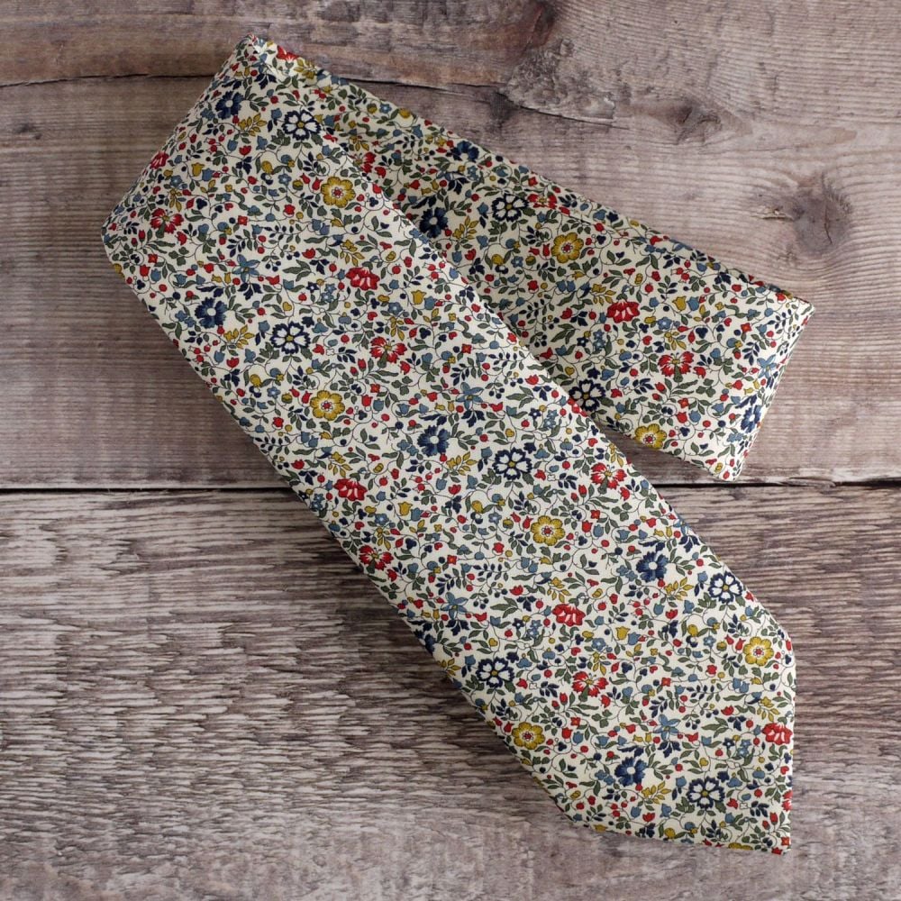 Floral Liberty print tie - Katie and Millie multi