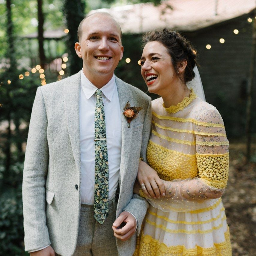 classic William Morris ties for North Carolina wedding - Strawberry Thief wedding ties