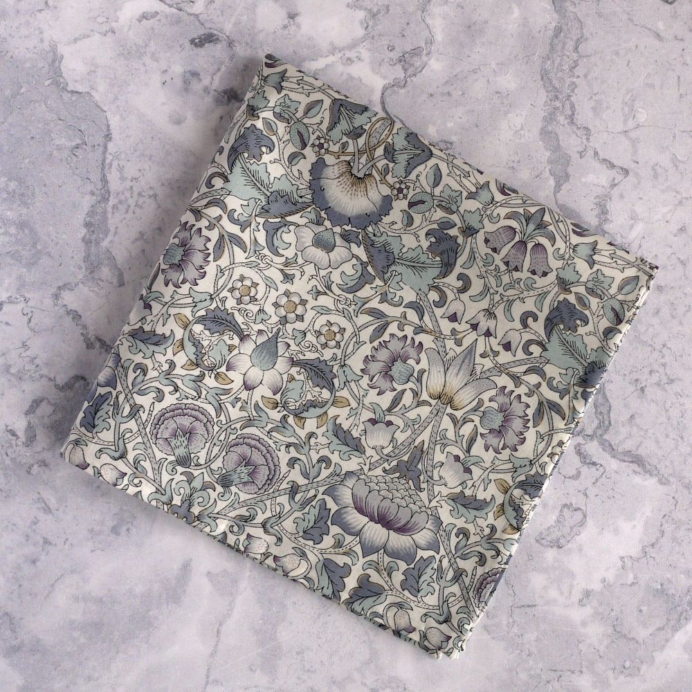 Mens Pocket Square - Liberty tana lawn Lodden grey