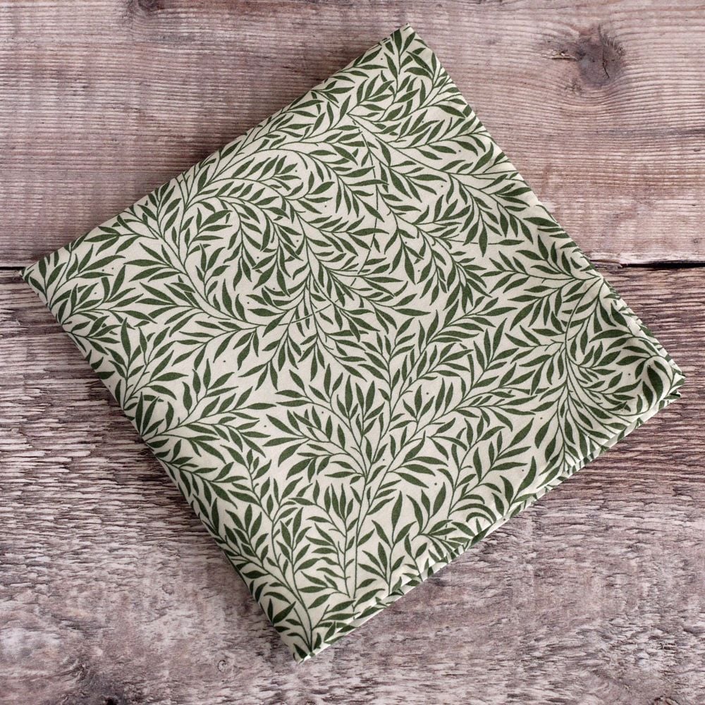 Liberty Willow Wood green pocket square