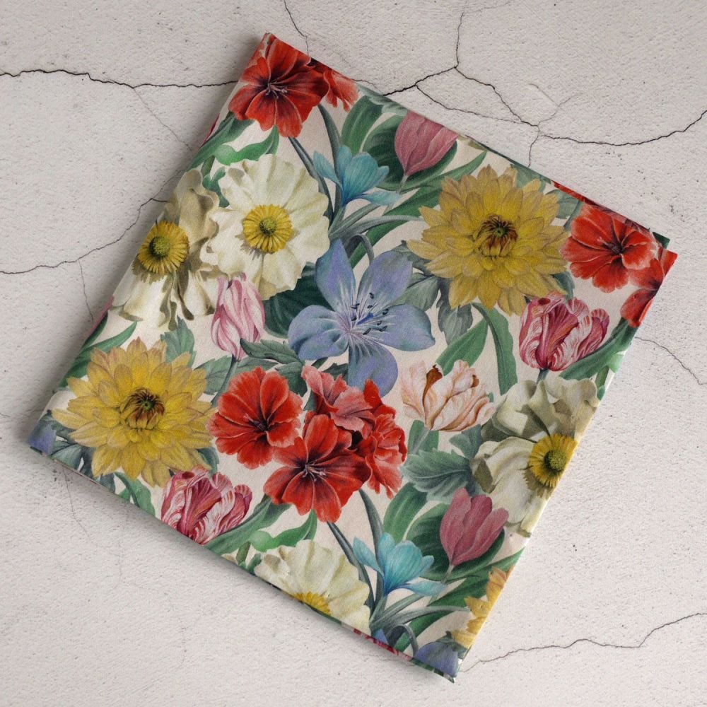 Floral Liberty print pocket square - Meadow Melody