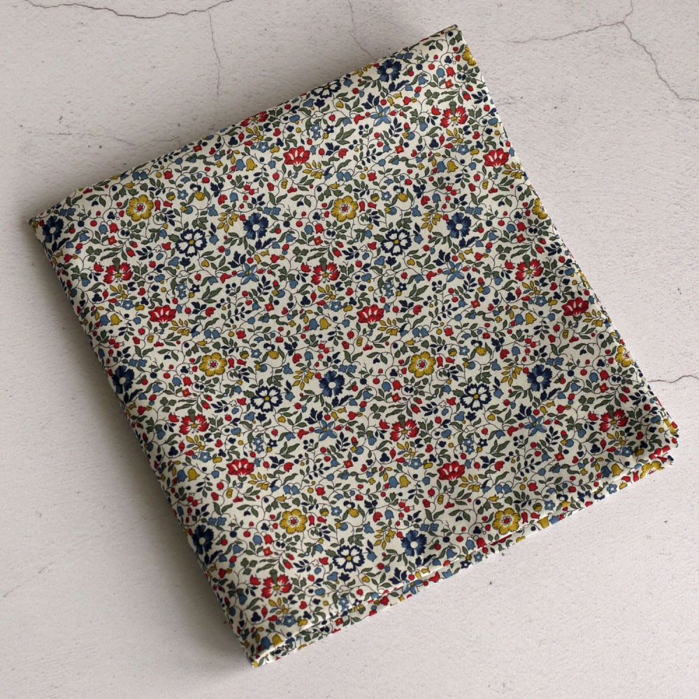 Floral Liberty print pocket square - Katie and Millie multi