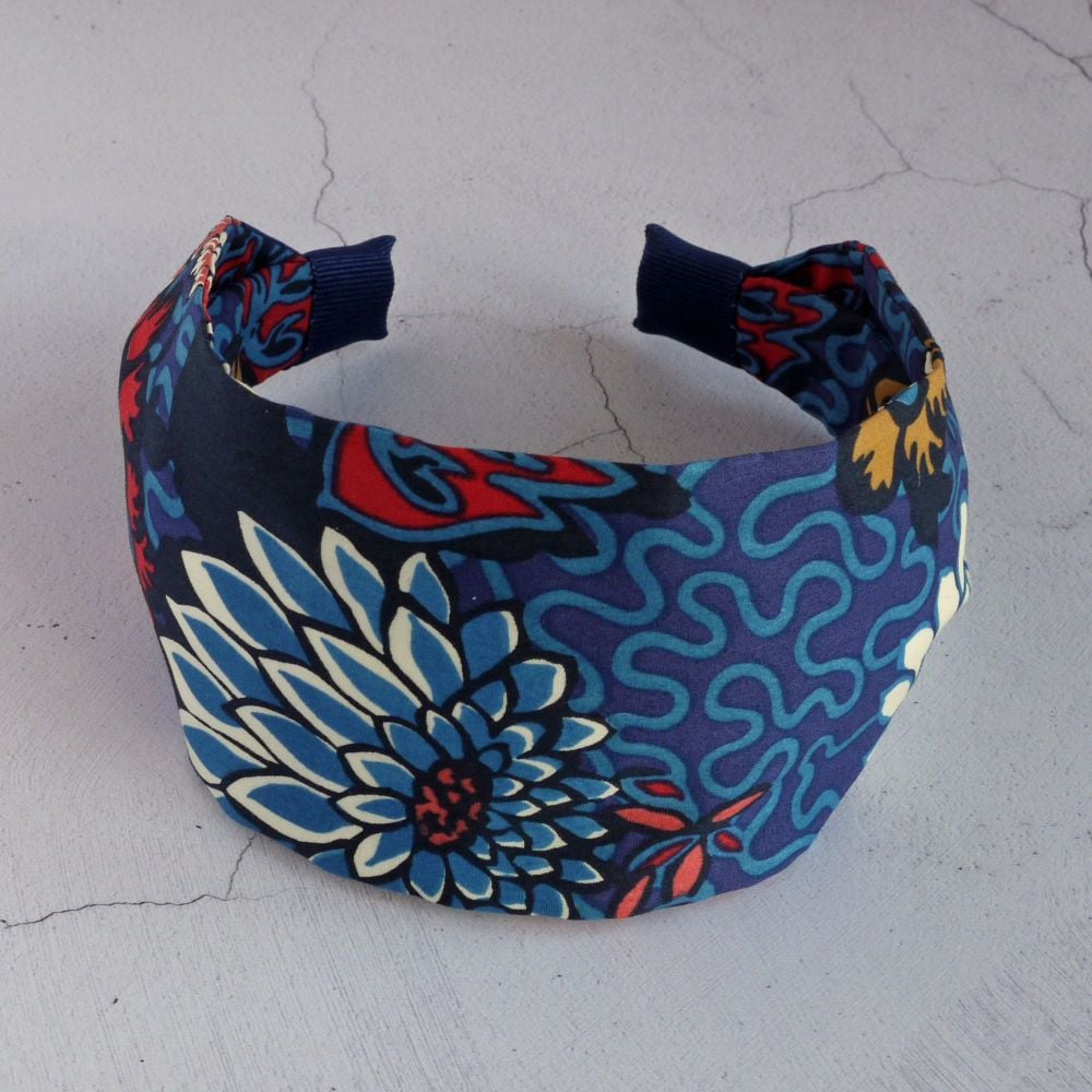Liberty of London fabric hairband - Meandering Chrysanthemums