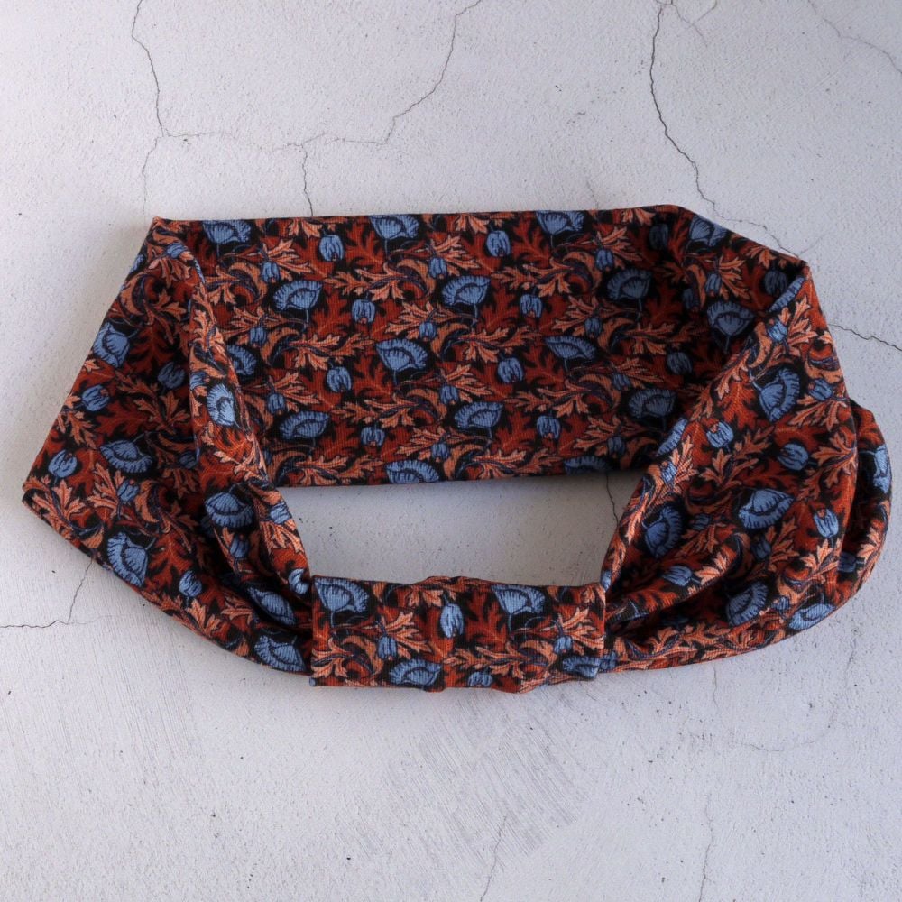 Liberty of London jersey fabric hairband - Plume Poppy
