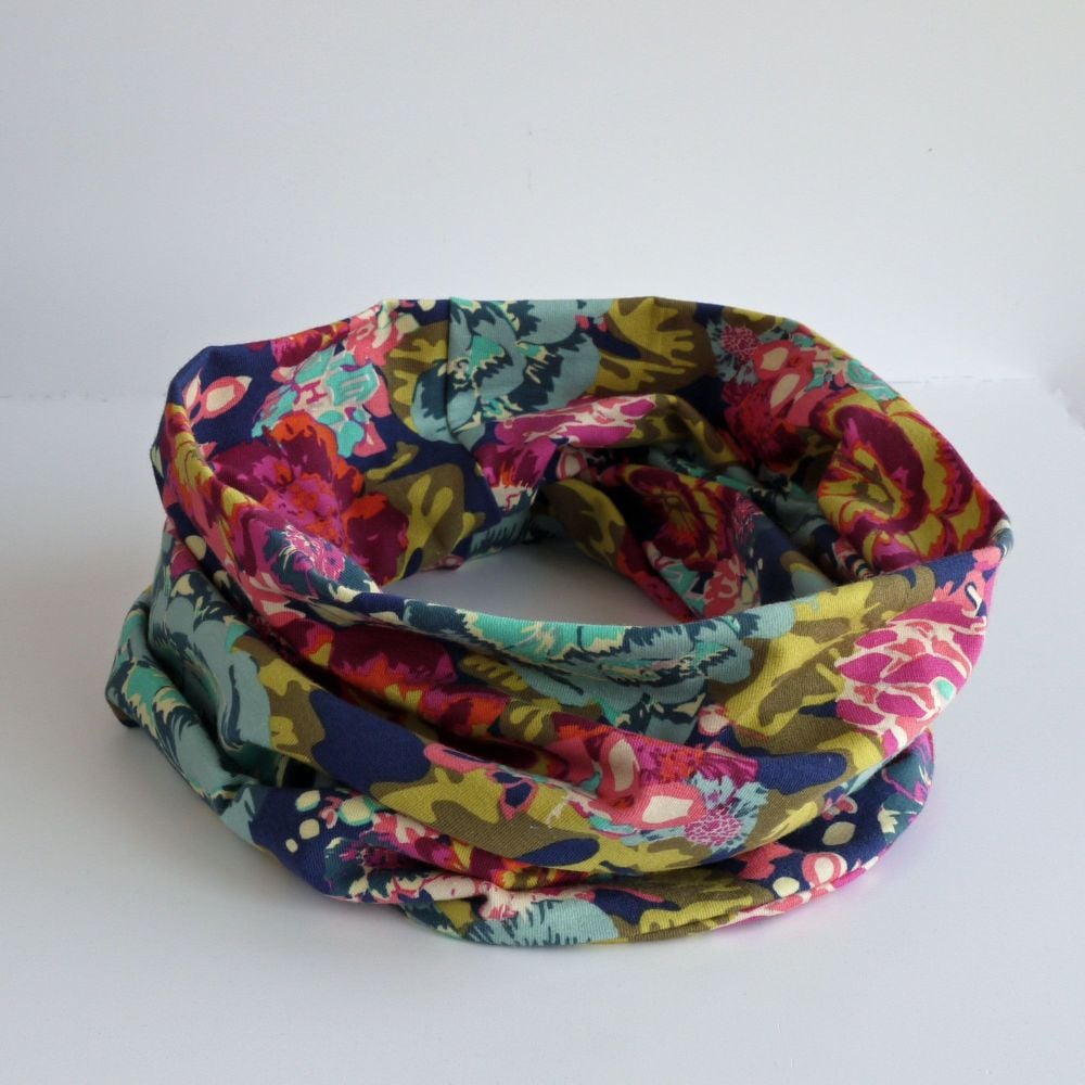 Jersey circle scarf - Acqua Di Rose