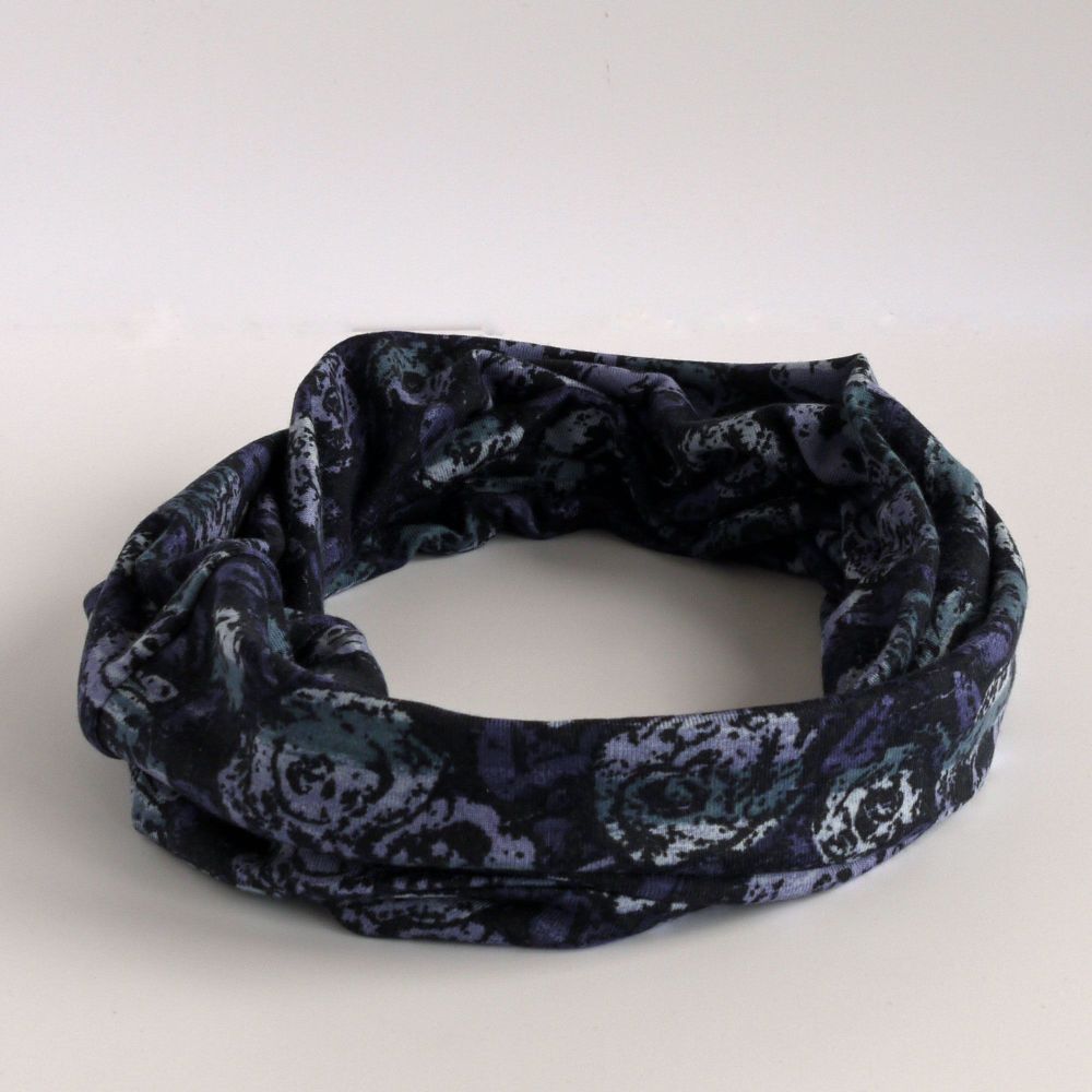 Jersey circle scarf - Skye Sophia - made from Liberty fabric