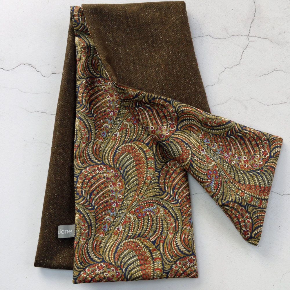 Tweed and Liberty Oscar paisley scarf