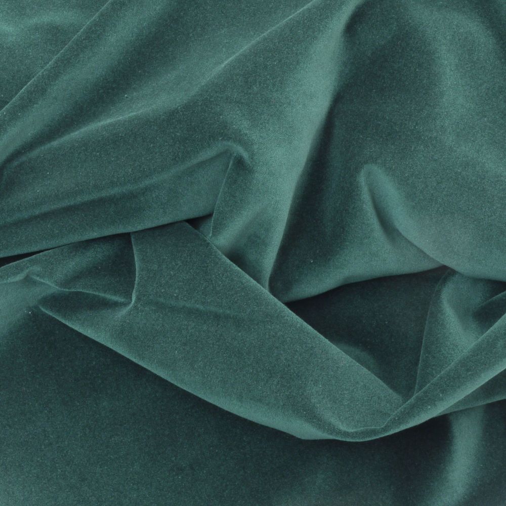 Dark Green Cotton Velvet 1.5m length