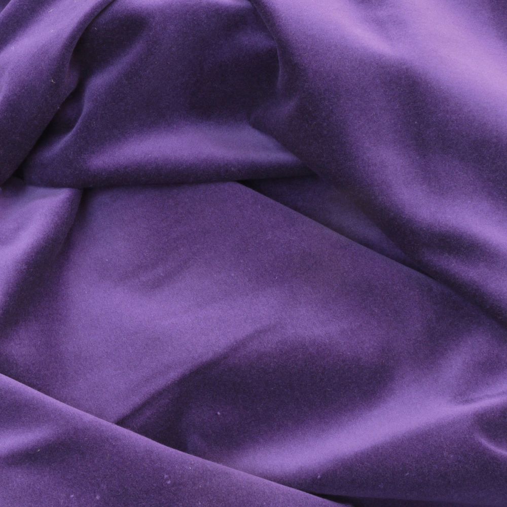 Purple Cotton Velvet 1.5m length