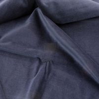Navy Blue Cotton Velvet 1.5m x 0.57m