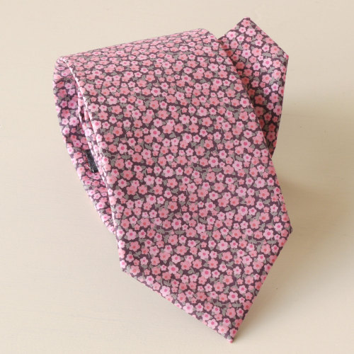 <!-111->Men's Handmade Liberty Tana Lawn Tie - Penny