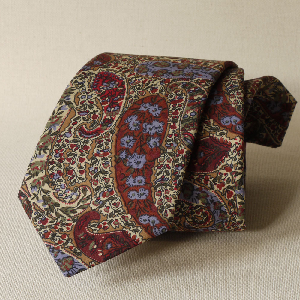 <!-111->Men's Handmade Liberty Tana Lawn Tie - Bourton