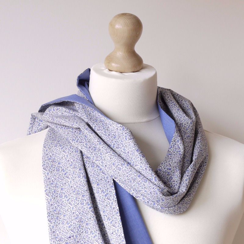 Liberty newland-blue scarf