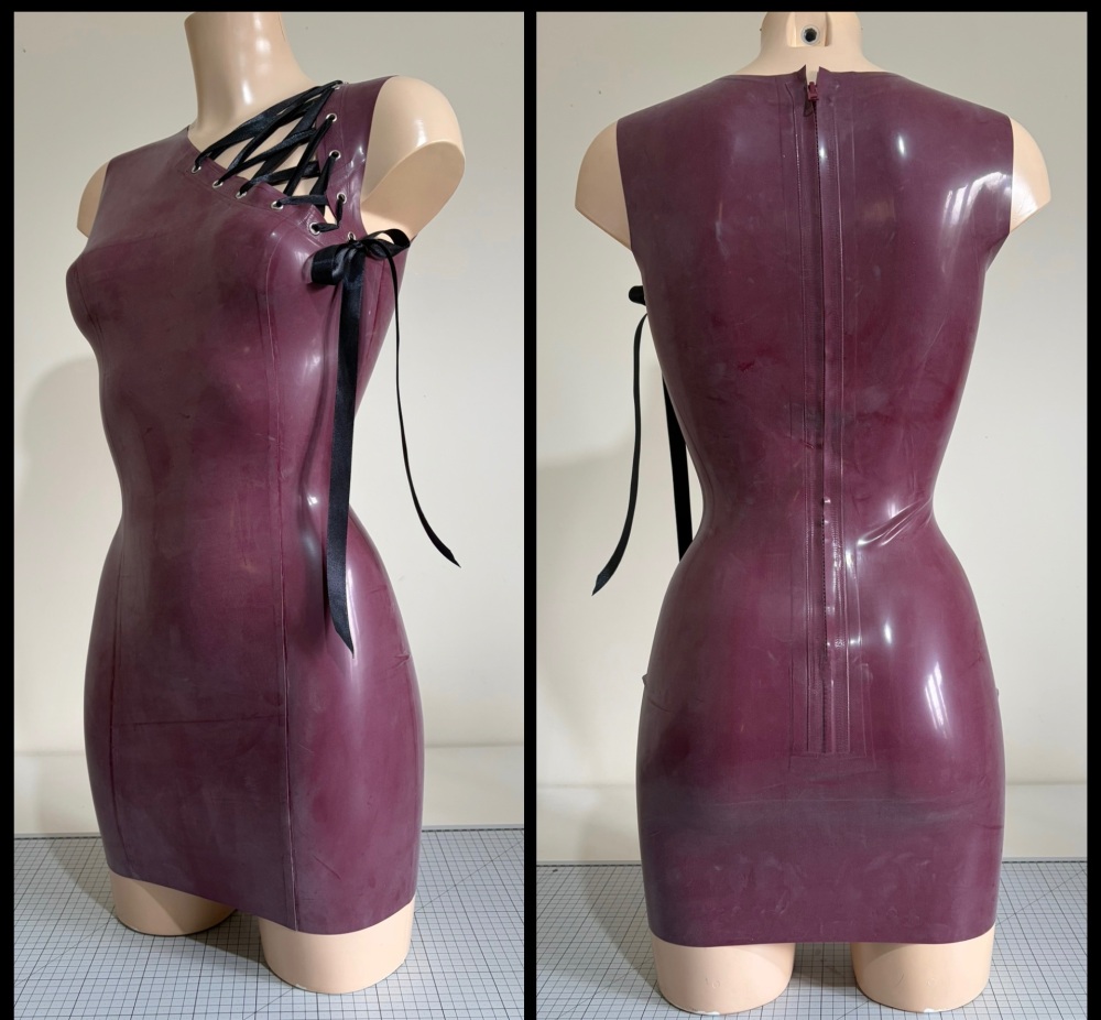 Lace Up Detail Dress