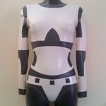 Star Wars Inspired Rubber Latex Bodysuit Romper