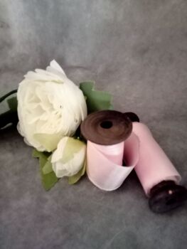  Soft Blush silk ribbon.