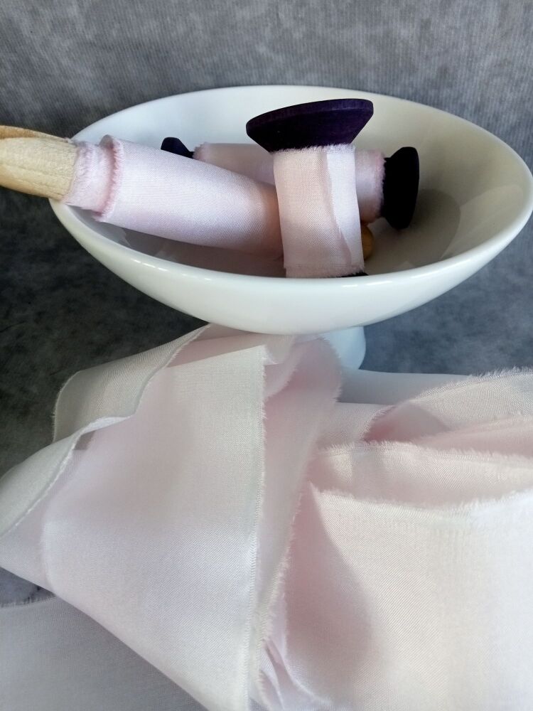 <!-- 007 --> Rosewater silk ribbon