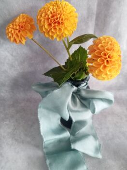 Sage green, habotai silk ribbon