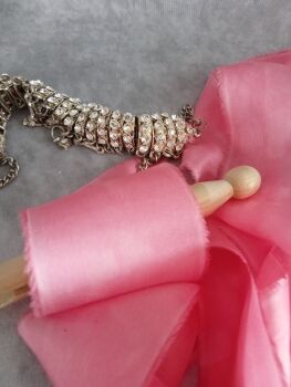 Sweetheart pink, silk ribbon