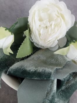  Eucalyptus, velvet silk ribbon