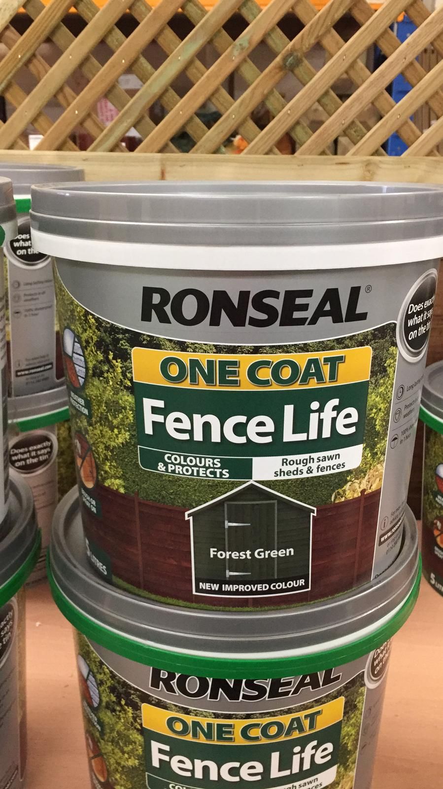 Ronseal Forest Green Fence Paint 5L