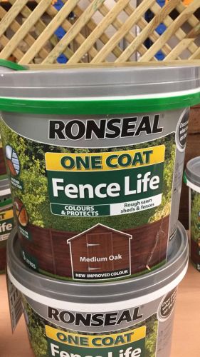 Ronseal Medium Oak Fence Paint 5L
