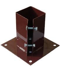 Bolt Down Post Support for 4"x4" (100x100mm) Timber Posts