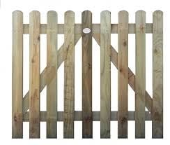 3ft High x 3ft 3" Wide Rounded Top Picket Gate