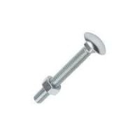 M8 x 130mm Cup Square Hex Bolt & Nut
