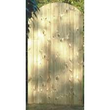 6' High x 3' Wide Tongue & Groove Arched Top Gate