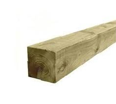 8ft 4x4 Timber Post - Green