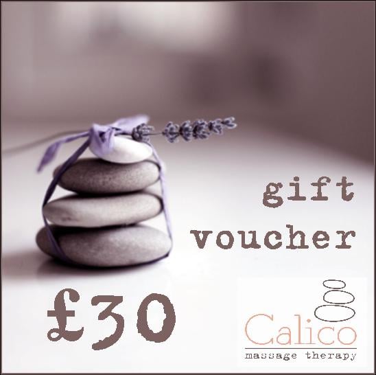 Calico Mobile Massage Therapy Gift Voucher