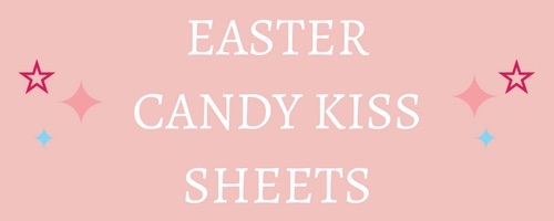 Easter Edible Candy Kiss Sheets