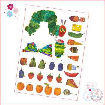 Edible Icing Sheet - Very Hungry Caterpillar designs