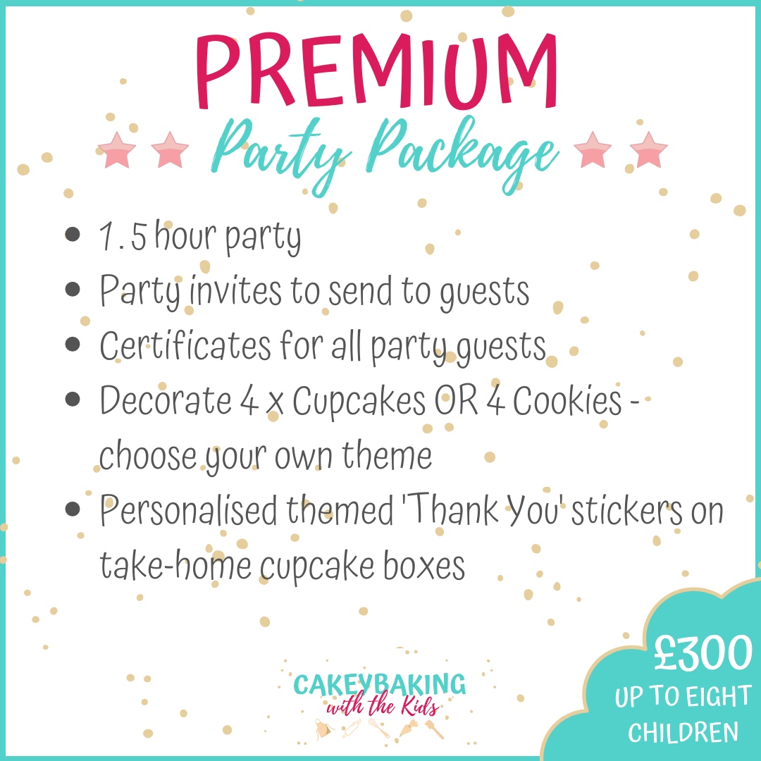 Premium childrens cupcake party