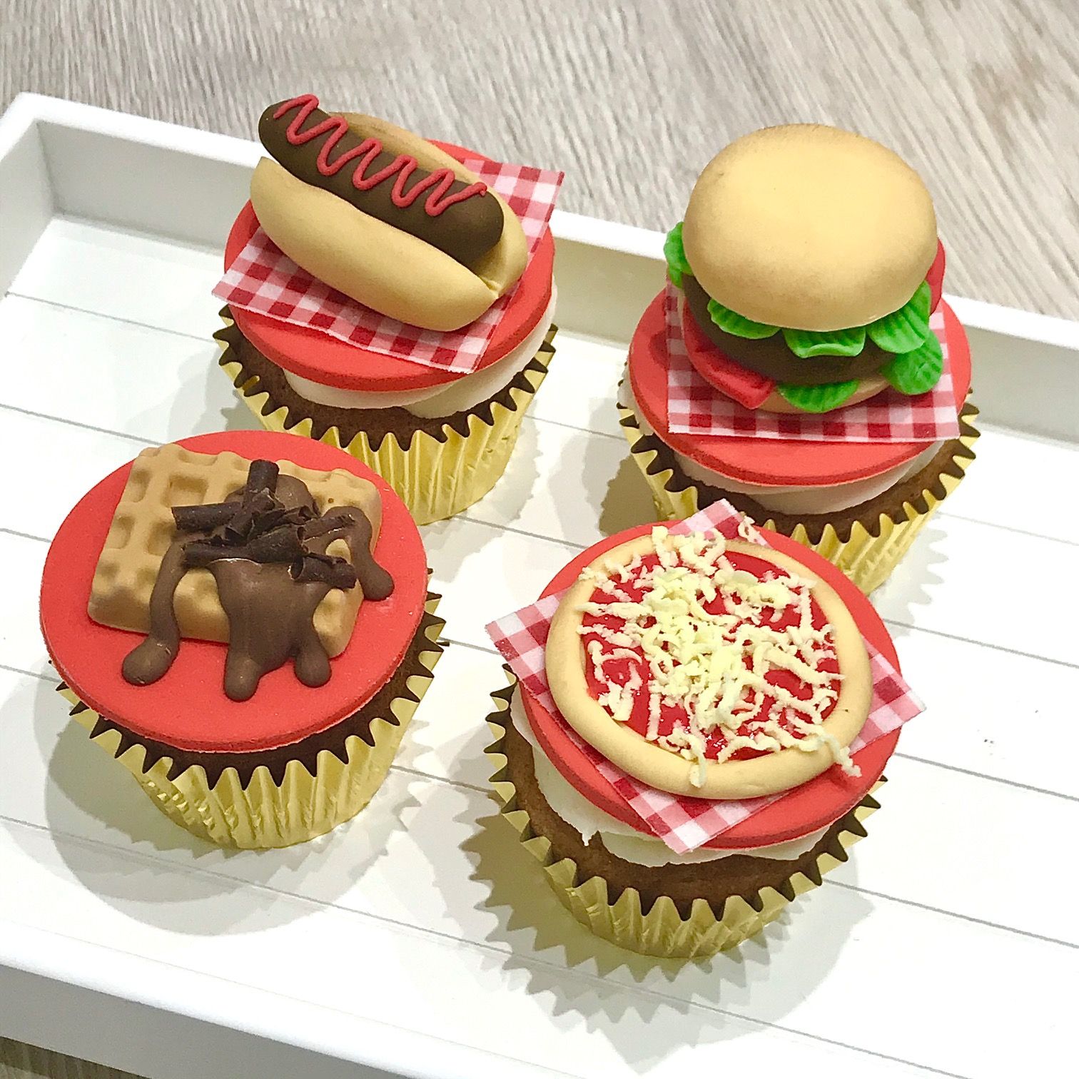 Fast Food CHildrens Cupcake Party