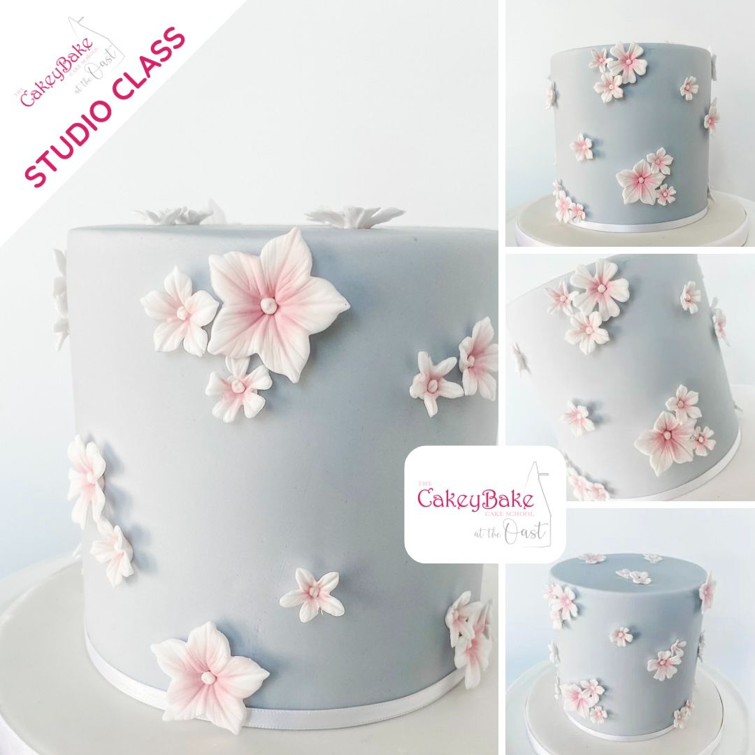 The Ganached Cake Covering Class - Beautiful Blossoms